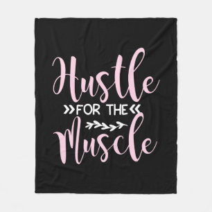 Cobertor De Velo Yoga Lover Hustle For The Muscle