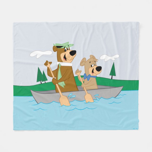 Cobertor De Velo Yogi Bear e Boo Fund Adventure (Frente (Horizontal))