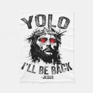 Cobertor De Velo Yolo Eu Estarei De Cavalinho Ressurreição De Jesus