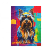 Yorkie Dog Pop Art