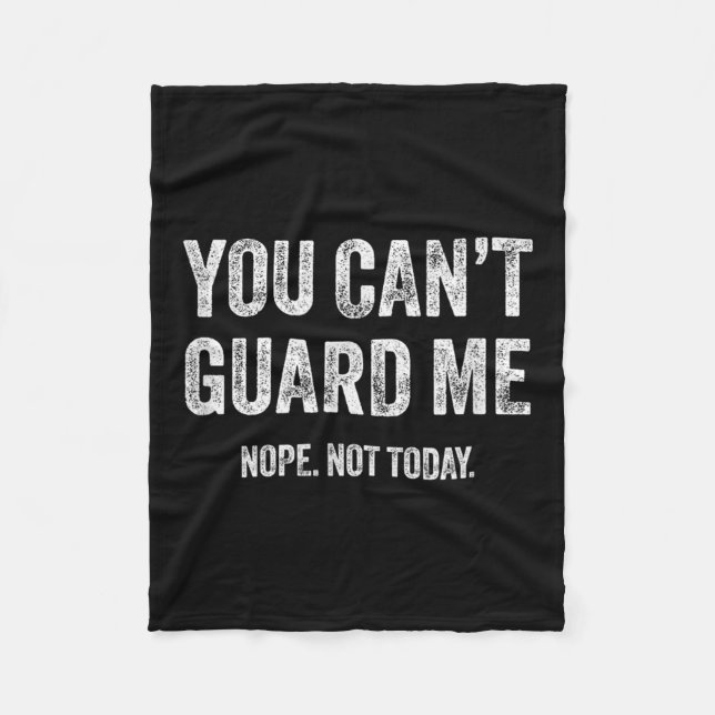 Cobertor De Velo You Can't Guard Me  (Frente)