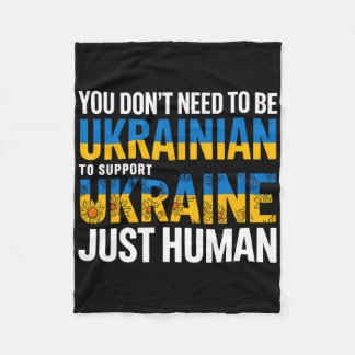 Cobertor De Velo You Don’t Need To Be Ukrainian To Support Ukraine 