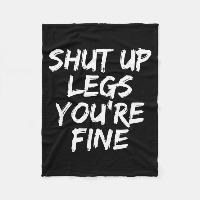 Cobertor De Velo You're Fine Funny Running  (Frente)