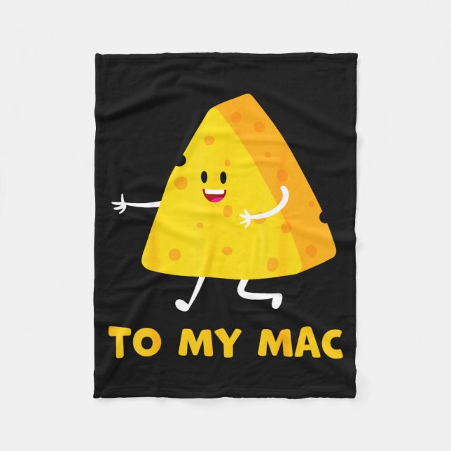 Cobertor De Velo You're The Cheese To My Mac Funny Matching Couples (Frente)