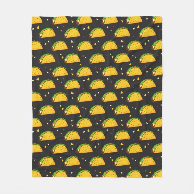 Cobertor De Velo Yummy Taco Pattern (Frente)