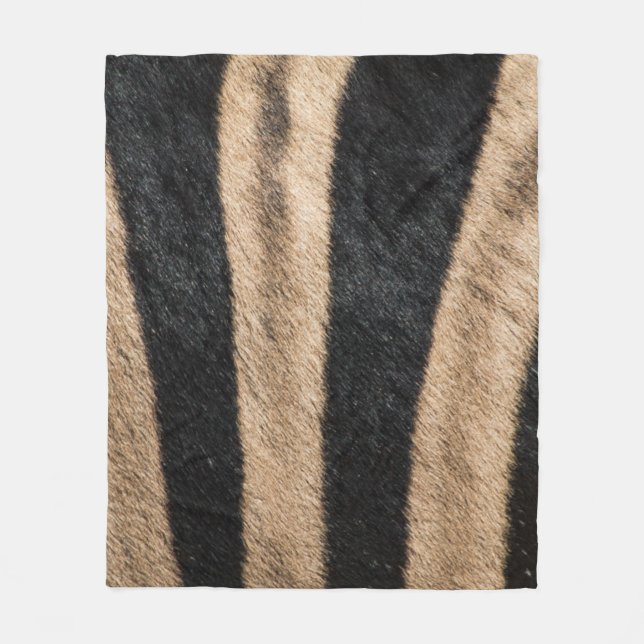 COBERTOR DE VELO ZEBRA ANIMAL PRINT STRIPE (Frente)