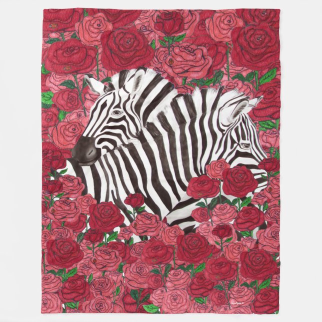 Cobertor De Velo Zebras (Frente)