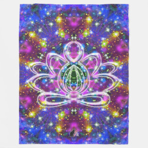 Cobertor De Velo Zen Lotus Resplendente