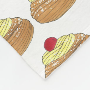 Cobertor De Velo ZEPPOLE Itália Fried Dough Pastery Foley Foodie