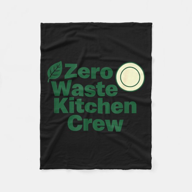 Cobertor De Velo Zero Waste Kitchen Crew Sustainability Design  (Frente)
