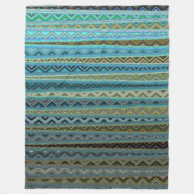 COBERTOR DE VELO ZIG QUE ZAGGING NO SEXTO UNIVERSO (Frente)