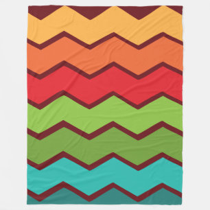Cobertor De Velo Zigzag 1970