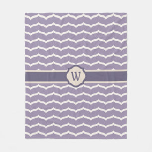 Cobertor De Velo Zigzag Fleece Blanket