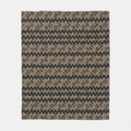 Cobertor De Velo Zigzag Fleece Blanket