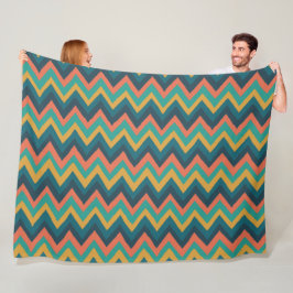 Cobertor De Velo Zigzag Stripes Em Aquarela