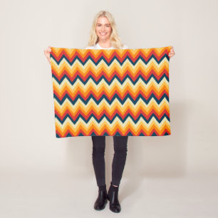 Cobertor De Velo Zigzag Stripes Em Aquarela