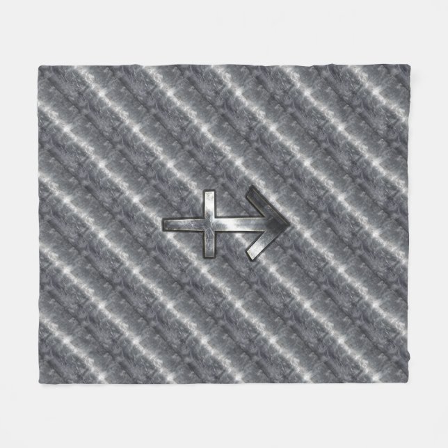 Cobertor De Velo Zodiac Sagitário Em Aço Vestido (Frente (Horizontal))