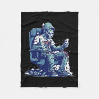 Cobertor De Velo Zombie Gamer Halloween Figurume Jogos Vídeo game C