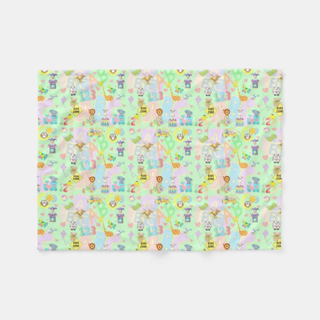 Cobertor De Velo Zona de Crianças (Frente (Horizontal))