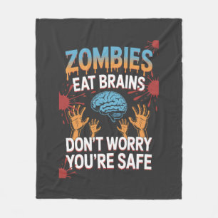 Cobertor De Velo Zumbi do Halloween