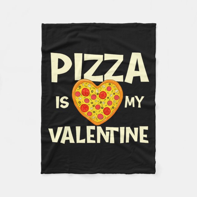 Cobertor De Velo Zza Is My Valentine Zza Ker Food Lover  (Frente)