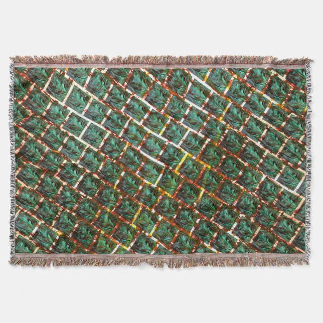 Cobertor Debaixo da grelha suja e enferrujada (Frente)