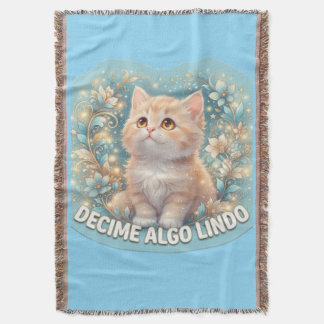 Cobertor Decime Algo Lindo Cute Cat Baby Bodysuit - Pastel