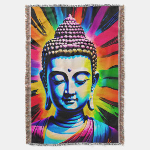 Cobertor Decor Buddha Neon