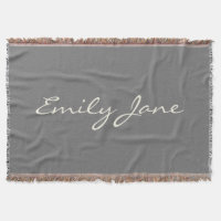 Decor de Cinzas de Nome de Script Mínimo Personali