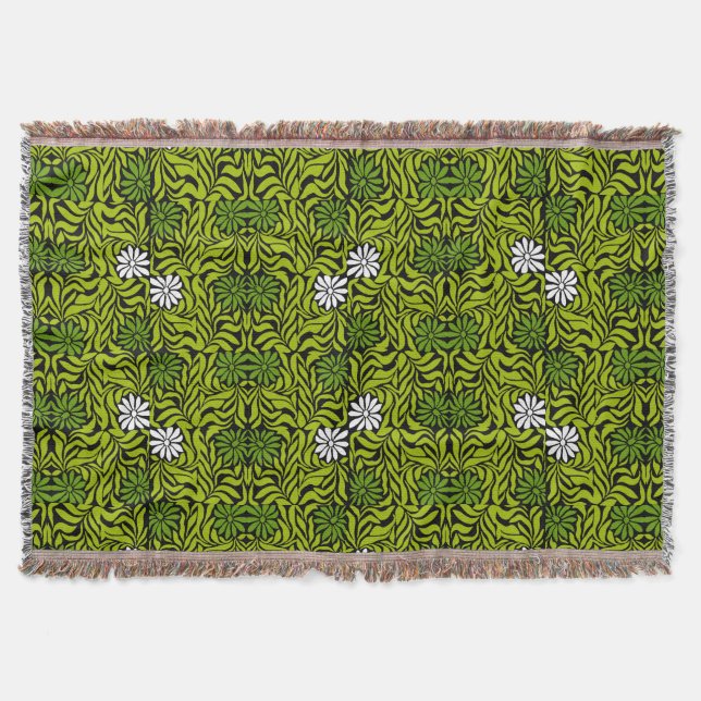 Cobertor Decoração do interior escandinavo (Frente)