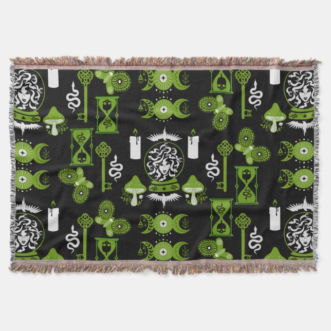 Cobertor Decoração estética Witchcore (Frente)