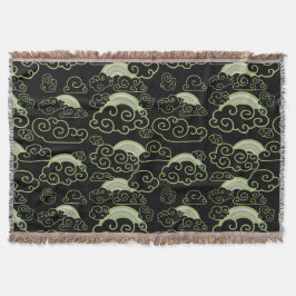 Cobertor Decoração inicial do estilo japonês