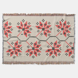 Cobertor Decoração inicial inspirada no Folk