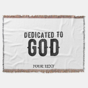 COBERTOR DEDICADO A DEUS TEXTO NEGRO LEGAL PERSONALIZÁVEL