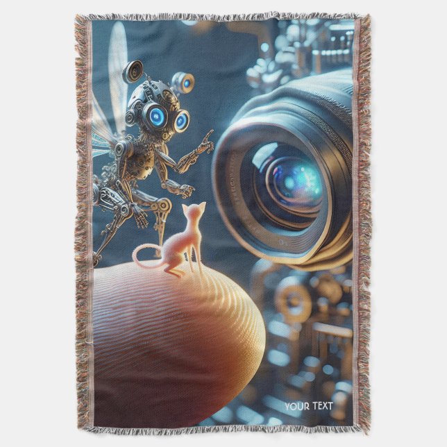 Cobertor Dedo de Robô Voador Fantástico (Frente Vertical)