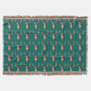 Cobertor Deer Skull Throw
