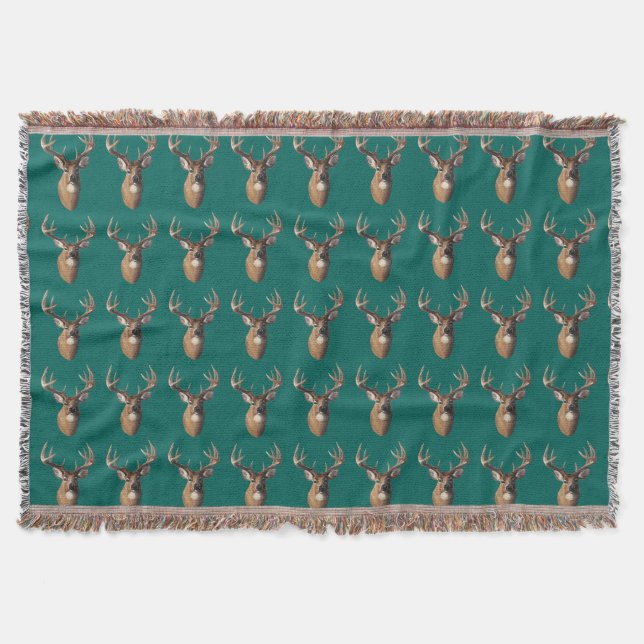 Cobertor Deer Skull Throw (Frente)