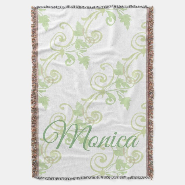 Cobertor Deixa o Swirl Personalizado (Frente Vertical)