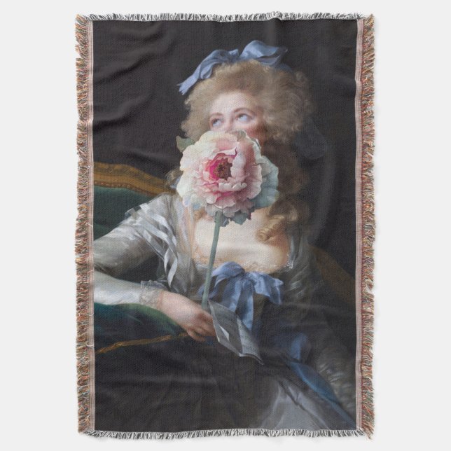 Cobertor Demura com Pequim Rosa (Frente Vertical)