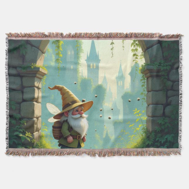 Cobertor Der Bienenführer-Gnom – Hüter des Honigs (Frente)