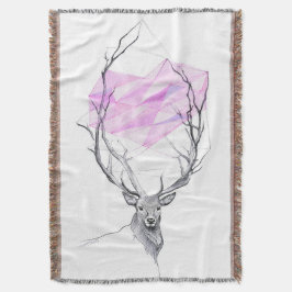 Cobertor Desenho geométrico dos cervejeiros e rosas