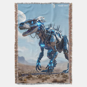 Cobertor Deserto de Dinossaur Cibborg Fantasy Cute