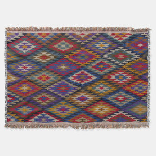 Cobertor Design Boho Kilim Marroquino