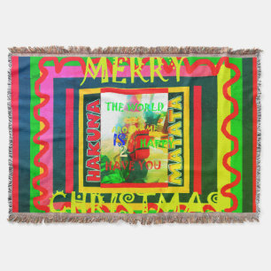 Cobertor Design de Arte para Crianças de Natal Bonita