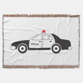 Cobertor Design de Carro da Polícia de Brinquedos