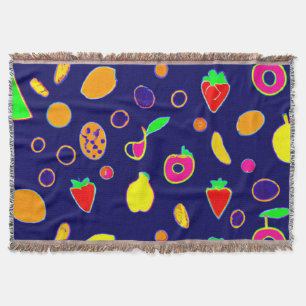 Cobertor Design de Fiesta de Fruta elétrica