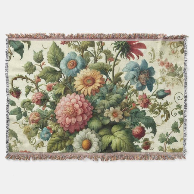 Cobertor Design de Jardim Sem Costura (Frente)