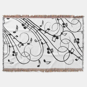 Cobertor Design de Música Tendência