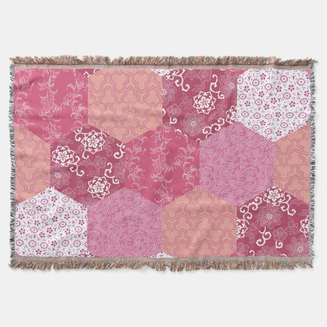 Cobertor Design de Padrão de Estilo Japonês (Frente)