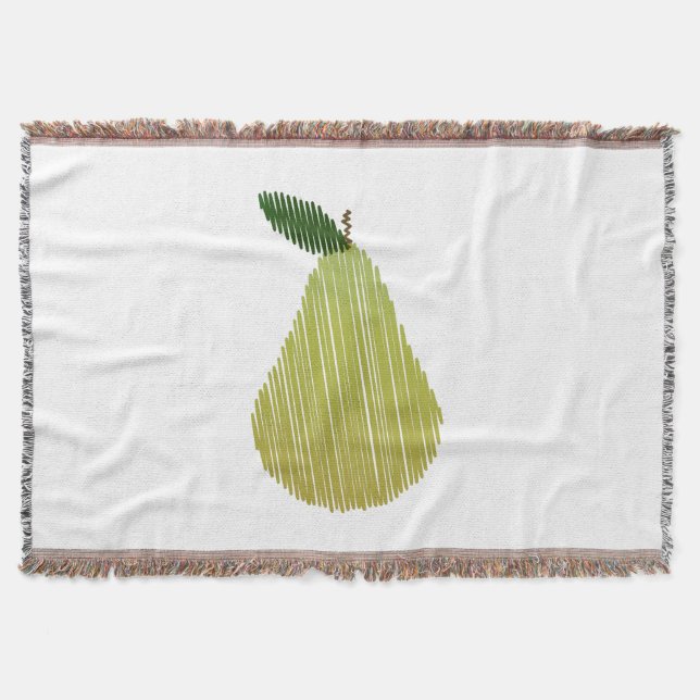 Cobertor Design de Pear Fixado (Frente)